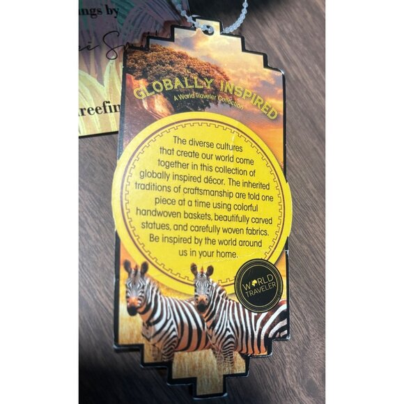 Tiger Print Decorative Pillow By Deziree Smith World Traveler Collection 20x17 - Picture 5 of 12